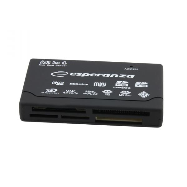 Esperanza All-in-One USB 2.0 kártyaolvasó (EA119) Esperanza All-in-One USB 2.0 kártyaolvasó (EA119)