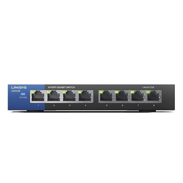 LINKSYS Gigabit Switch 8-port (LGS108-EU) LINKSYS Gigabit Switch 8-port (LGS108-EU)