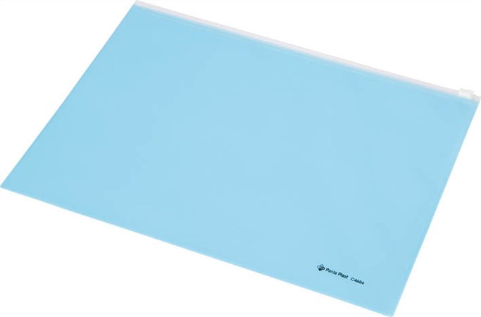Pantaplast Irattartó tasak, A4, PP, cipzáras, , pasztellkék (INP4103903)