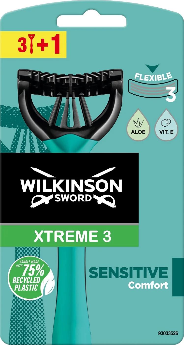 Wilkinson Xtreme3 Sensitive Comfort borotva 4db Wilkinson Xtreme3 Sensitive Comfort borotva 4db