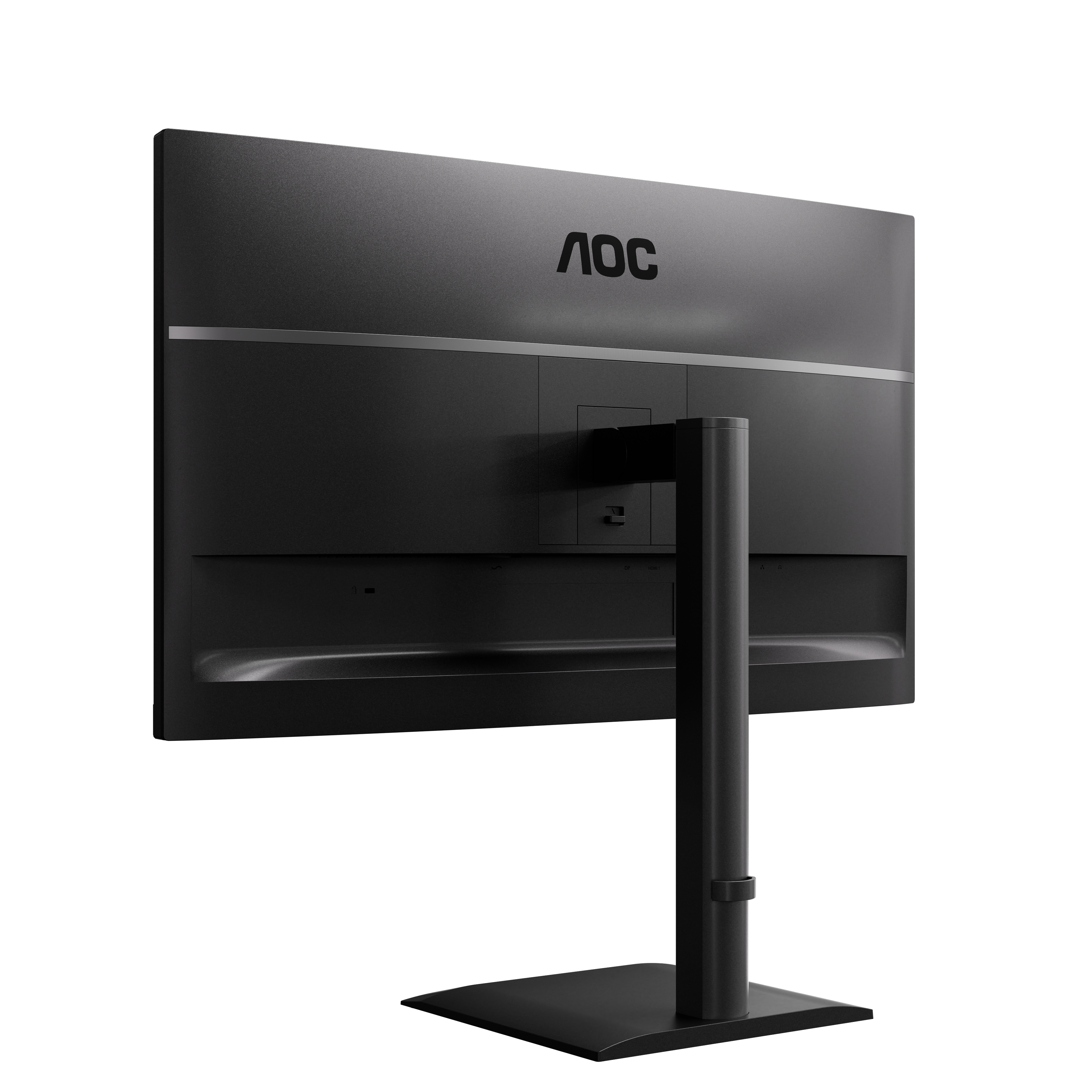 AOC 27" U27E4CV Monitor - 3840x2160, 4K, LED, IPS, FreeSync, Pivot, Fekete