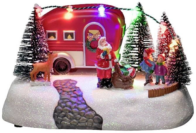 Konstsmide 4238-000 karaván télapóval díszfény