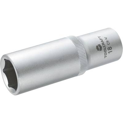 Dugókulcs betét 12,5 mm (1/2), 18x77 mm, TOOLCRAFT Dugókulcs betét 12,5 mm (1/2), 18x77 mm, TOOLCRAFT