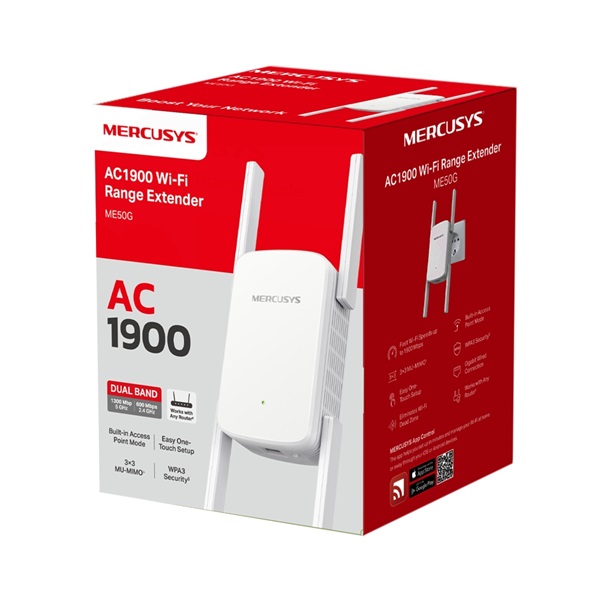 MERCUSYS ME50G AC1900 Wireless Range Extender MERCUSYS ME50G AC1900 Wireless Range Extender