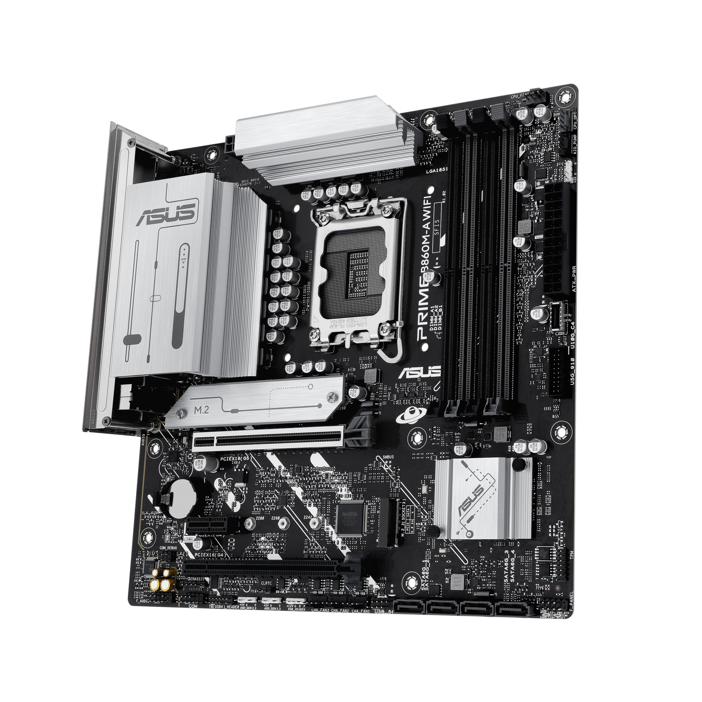 ASUS PRIME B860M-A WIFI LGA1851 DDR5 micro ATX alaplap