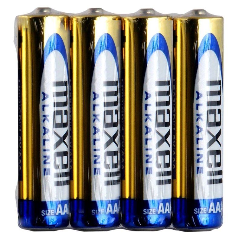 Maxell Alkáli AAA ceruza elem zsugorfóliás (4db / csomag) (LR03) (790260.04.CN) Maxell Alkáli AAA ceruza elem zsugorfóliás (4db / csomag) (LR03) (790260.04.CN)