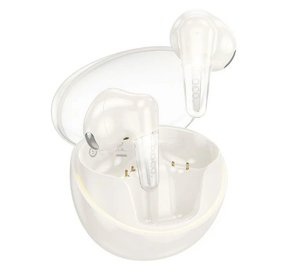 Hoco EW202 bluetooth fülhallgató SZTEREO (v5.4, TWS, mikrofon + töltőtok) FEHÉR (EW202_W)