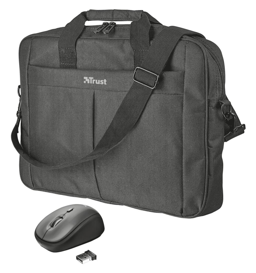 Trust Primo 16" notebook táska vezeték nélküli egérrel (21685) Trust Primo 16" notebook táska vezeték nélküli egérrel (21685)