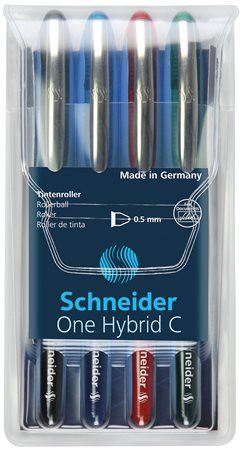 Schneider "One Hybrid C" Rollertoll 0,5 mm 4 szín  (TSCOHC05K4 / 183294)