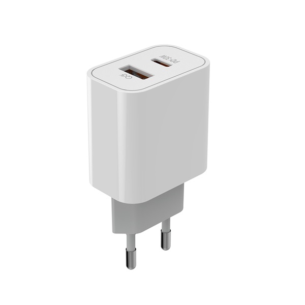 COLORWAY CW-CHS037PD-WT Power Delivery Port PPS USB (Type-C PD + USB QC3.0) (30W)  USB töltő adapter Fehér  
