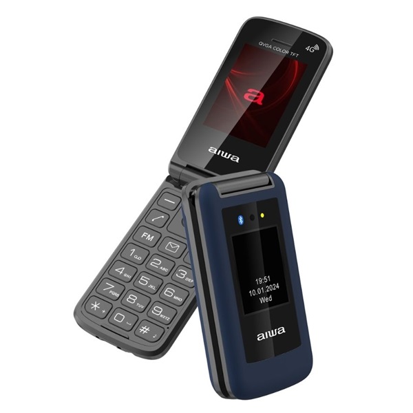 Aiwa FP-30-4G/BL 2,4" DualSIM mobiltelefon Kék 