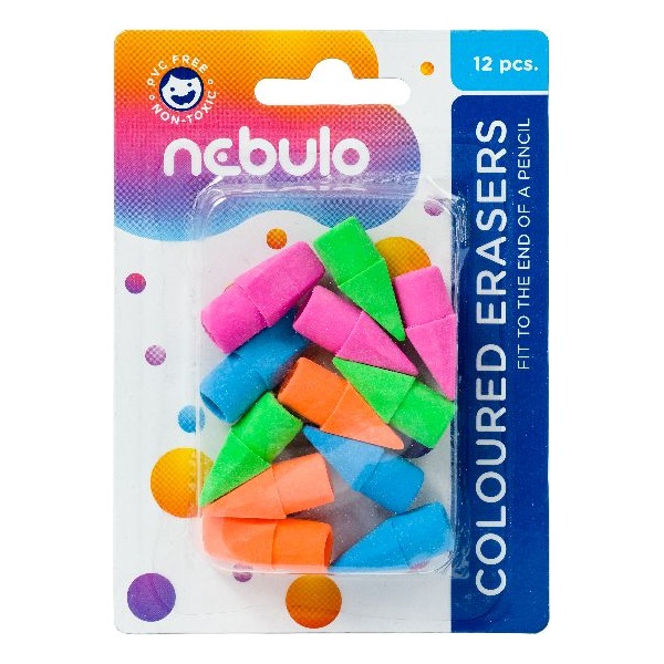 Nebulo 12db-os ceruzavég radír Nebulo 12db-os ceruzavég radír