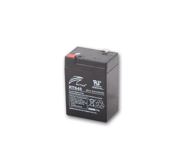 Ritar RT645-F1 6V 4.5Ah zárt ólomakkumulátor Ritar RT645-F1 6V 4.5Ah zárt ólomakkumulátor