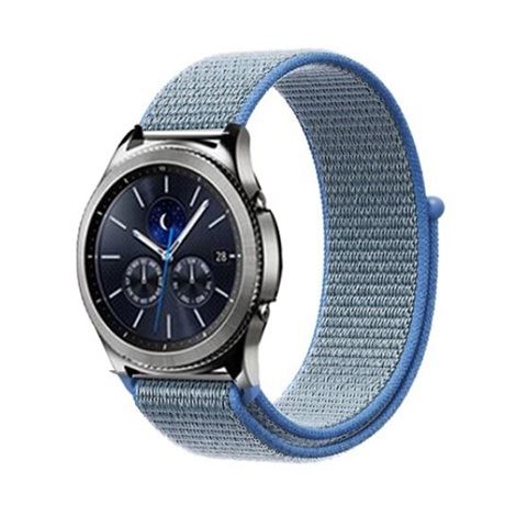 Mybandz tépőzáras szövet óraszíj 22mm, kék (22SKU1615)