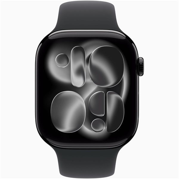 Apple Watch S11 GPS 46mm fekete alutok, fekete sport M/L