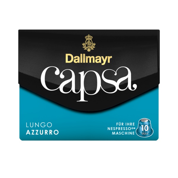 Dallmayr Lungo Azzuro Nespresso kompatibilis kávé kapszula 10 db Dallmayr Lungo Azzuro Nespresso kompatibilis kávé kapszula 10 db