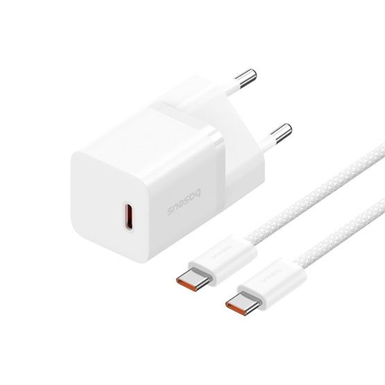 Baseus USB-C GaN5 mini 30W Hálózati töltő Fehér