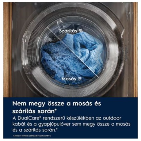 Electrolux EW7W2492E Gőz funkcióval mosó-szárítógép