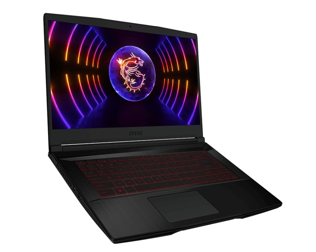 MSI Thin GF63 12UDX-649 Notebook  fekete