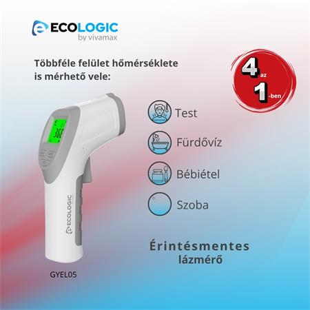 Érintés nélküli (non-contact) GYEL05 lázmérő