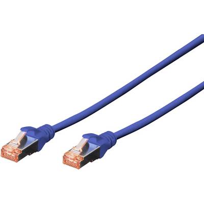RJ45 Hálózat Csatlakozókábel CAT 6 S/FTP 5.00 m Kék Halogénmentes, sodort érpár, Védővel, Lángálló Digitus RJ45 Hálózat Csatlakozókábel CAT 6 S/FTP 5.00 m Kék Halogénmentes, sodort érpár, Védővel, Lángálló Digitus