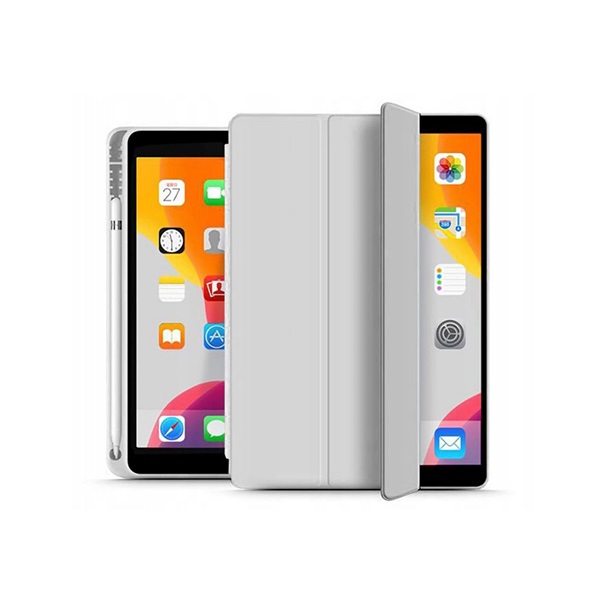 Haffner Apple iPad 10.2 (2019/2020) védőtok (Smart Case) on/off funkcióval, Apple Pencil tartóval - szürke (ECO csomagolás) (FN0253) Haffner Apple iPad 10.2 (2019/2020) védőtok (Smart Case) on/off funkcióval, Apple Pencil tartóval - szürke (ECO csomagolás) (FN0253)
