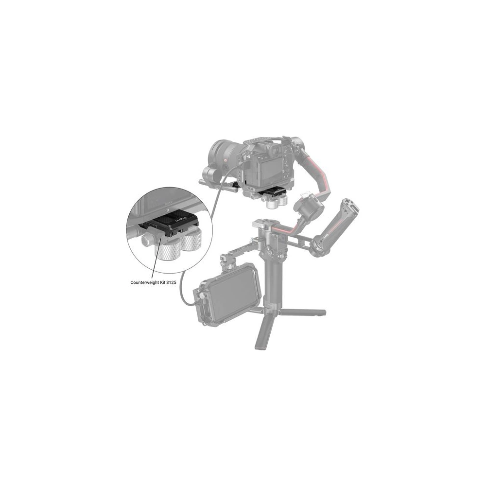 SMALLRIG Manfrotto Quick Release Plate for DJI RS 2/RSC 2/Ronin-S Gimbal 3158