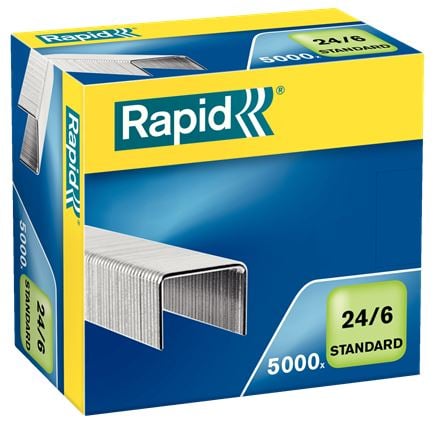 Rapid Standard 24/6 tűzőkapocs 5000db (24859800)