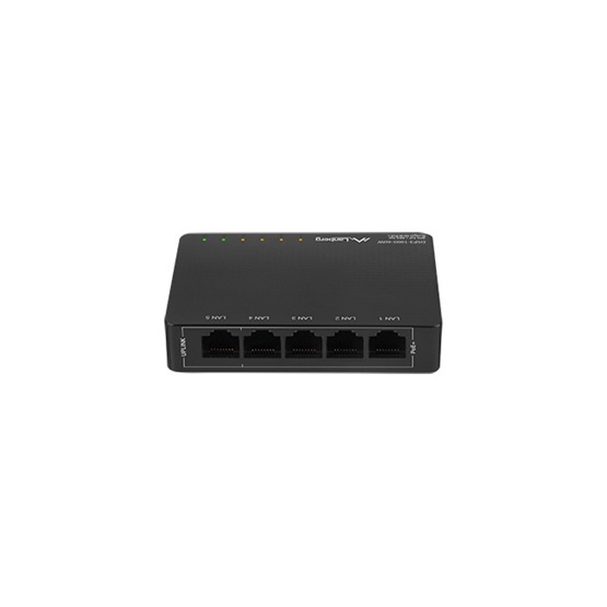 Lanberg DSP3-1005-60W 5x 1Gb/s PoE+ (4 port PoE 30W/port max 60W) menedzsment nélküli asztali Switch