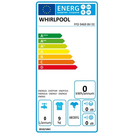 Whirlpool FFD 9469 BV EE MOSÓGÉP ELÖLTÖLTŐS