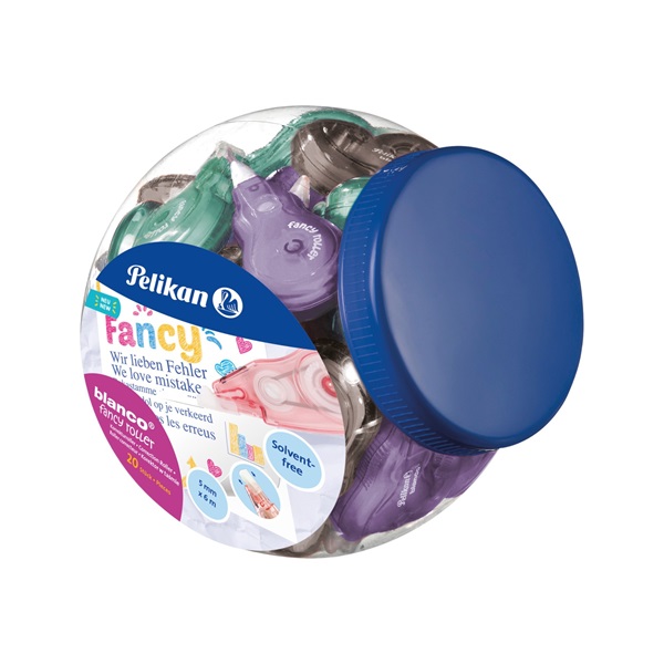 Pelikan Fancy 5mmx6m 5 szín vegyesen hibajavító roller Pelikan Fancy 5mmx6m 5 szín vegyesen hibajavító roller