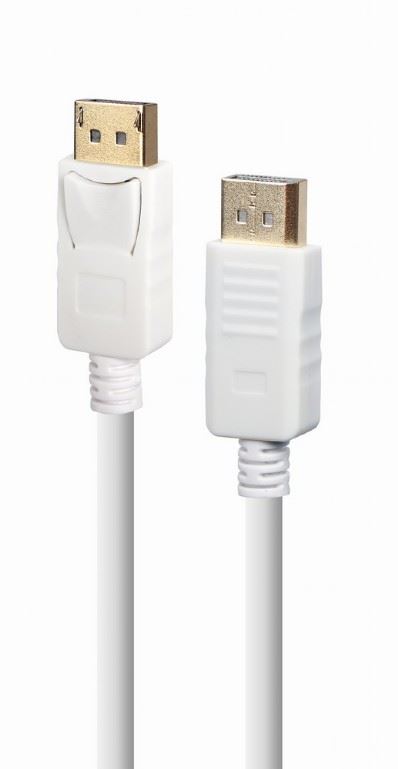 Gembird Cablexpert DisplayPort kábel 1.8m fehér (CC-DP2-6-W)