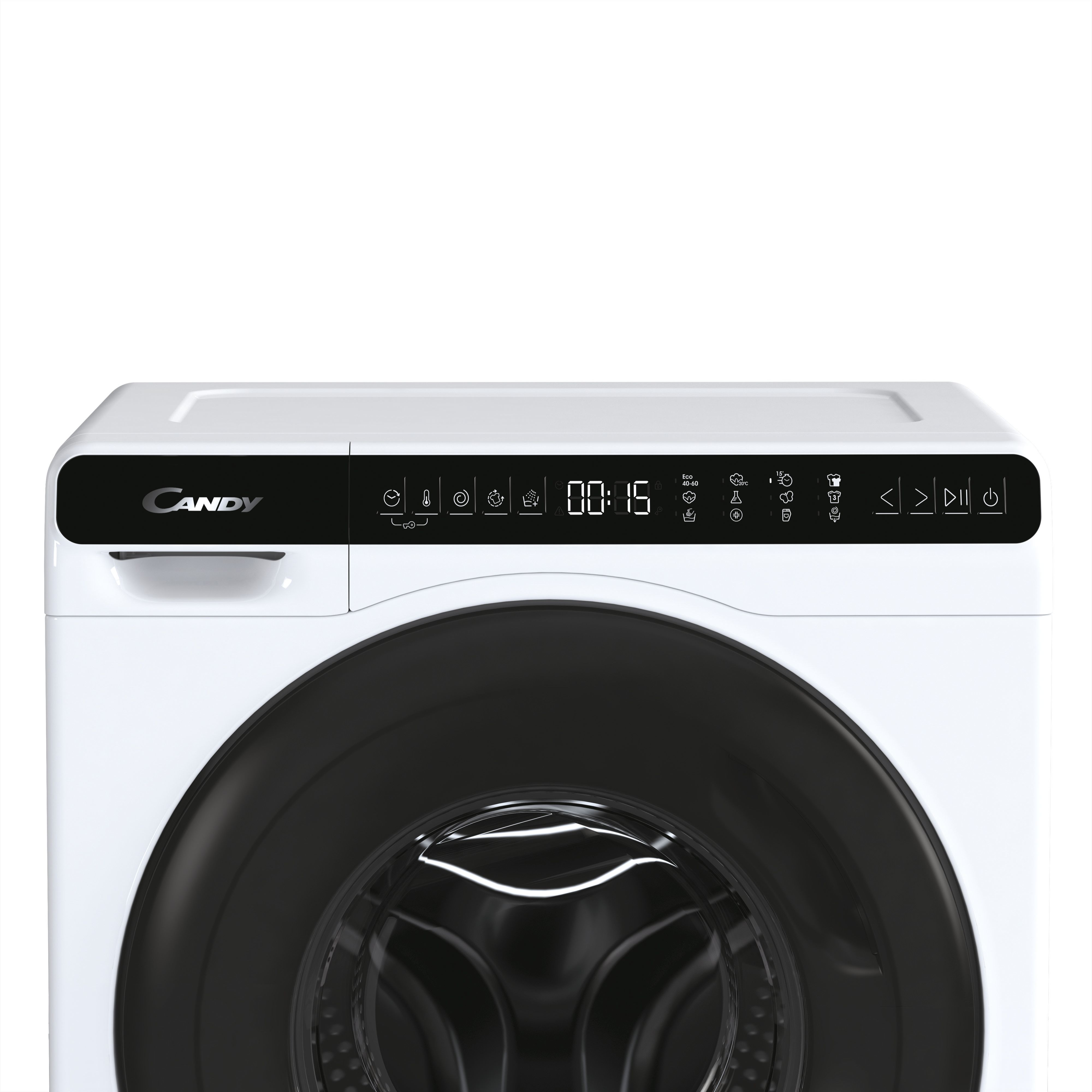 Candy CW50-BP12307-S Elöltöltős mini mosógép – 5 kg, 1200 ford./perc, A Energiaosztály 