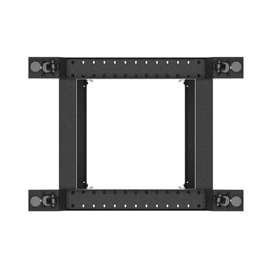 Lanberg 19" 27U 600x800 szabadon álló rack keret Fekete V2
