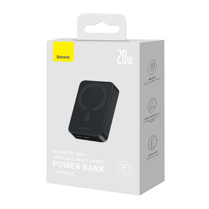 Powerbank Baseus Magnetic Mini 20000mAh 20W (black)