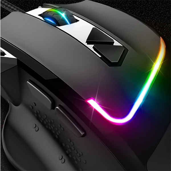 Spirit Of Gamer PRO-M3 RGB optikai Gaming egér és egérpad fekete (S-PM3RGB)