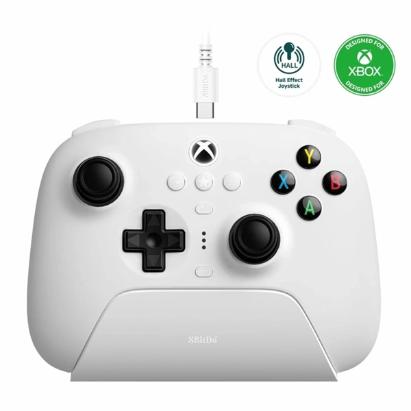 8BitDo Ultimate 3-mode Xbox Series X|S  Xbox One PC Mobil Hall-Effect vezeték nélküli kontroller Fehér