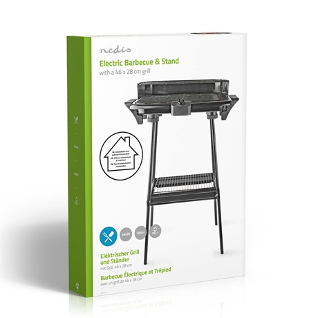 Nedis BBQE111BK ELEKTROMOS GRILLSÜTŐ
