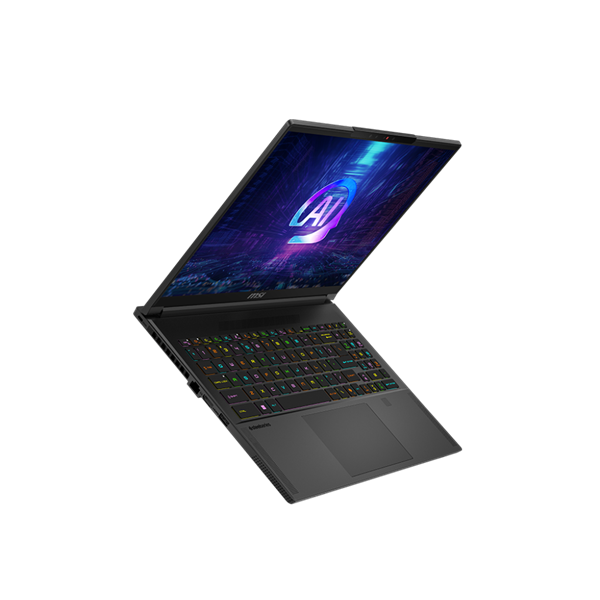 MSI Gaming NB Stealth A16 AI+ A3XVFG-258 16" QHD+ OLED, Ryzen AI 9 HX 370, 32GB, 1TB, RTX 4060, Win11H, Fekete - US KEY