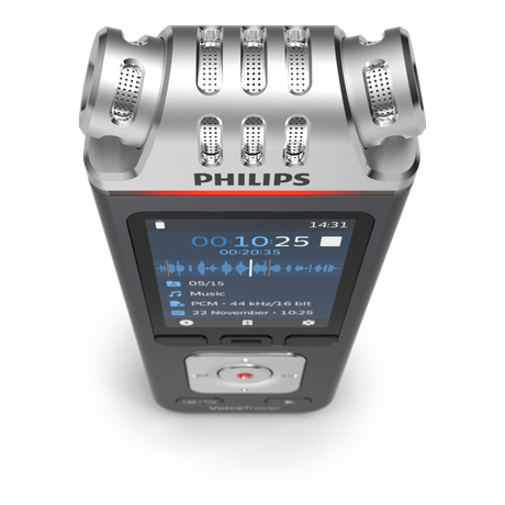 Philips DVT6110 diktafon fekete-ezüst
