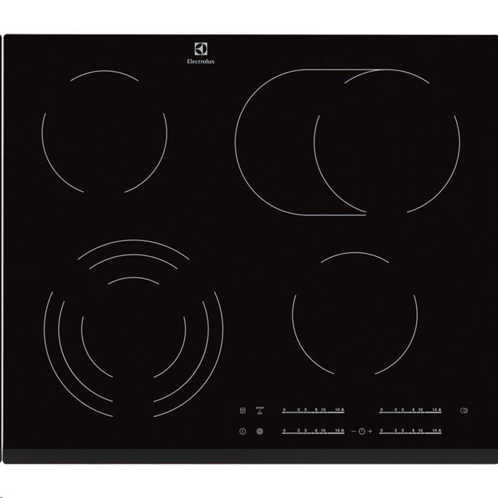 Electrolux EHF6547FXK beépíthető kerámia főzőlap