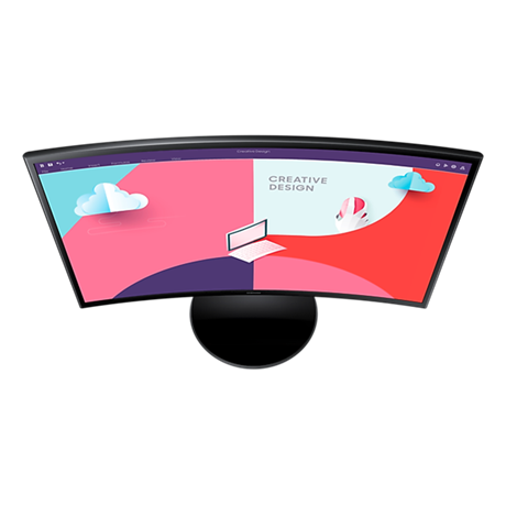 Samsung LS24C360EAUXEN  24" S36C  Ívelt FHD 16:9 VA fekete monitor
