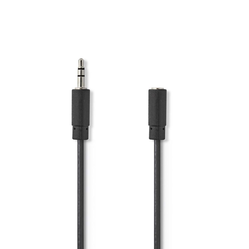 Nedis sztereó audiokábel 3,5 mm-es dugasz - 3,5 mm-es aljzat 5m fekete (CAGP22050BK50) Nedis sztereó audiokábel 3,5 mm-es dugasz - 3,5 mm-es aljzat 5m fekete (CAGP22050BK50)