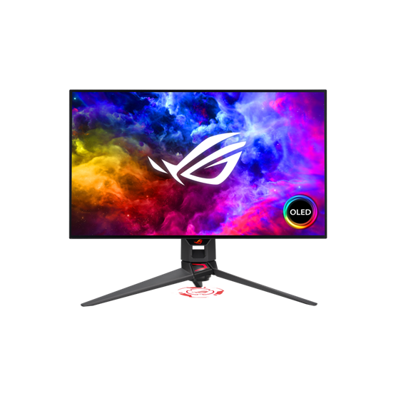 Mon Asus 26.5" ROG Swift PG27AQDM monitor - OLED - Bontott, Sérült termék