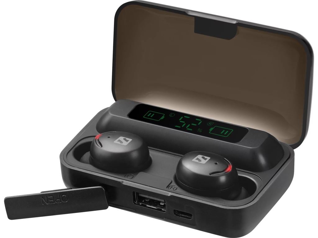 Sandberg 126-38 Bluetooth fülhallgató + Power Bank 2000mAh