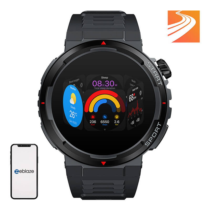  Zeblaze Ares 3 Plus Okosóra Fekete