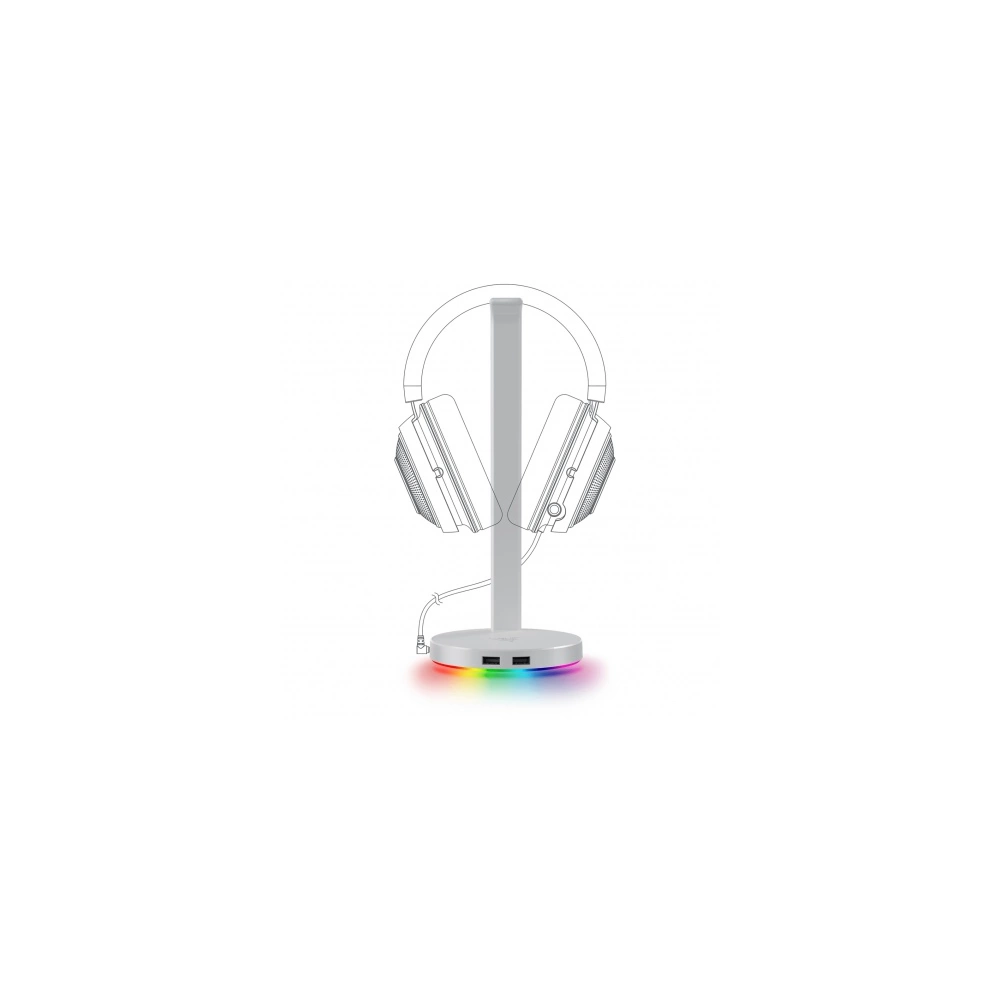 Razer Base Station V2 Chroma headset állvány és USB-hub ezüst (RC21-01510300-R3M1)