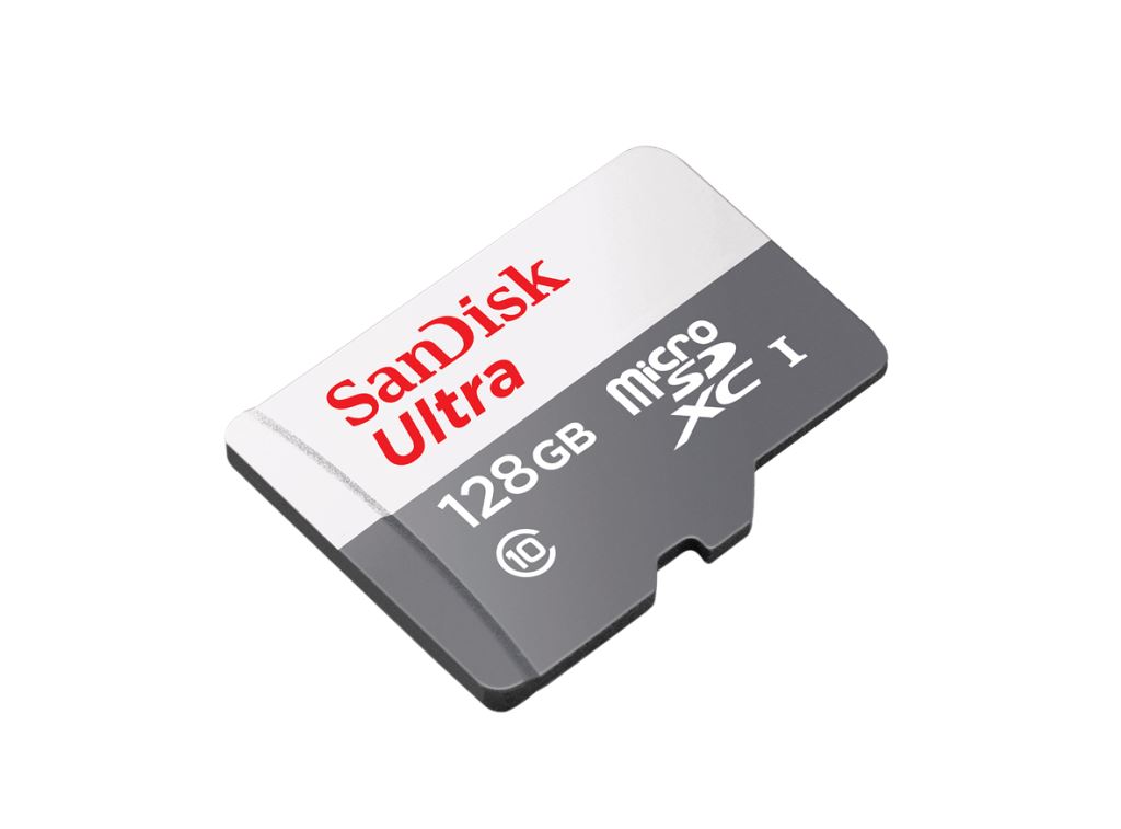 128GB microSDXC Sandisk Ultra CL10 + adapter (SDSQUNR-128G-GN6TA)