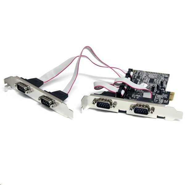 StarTech.com 4x Soros port bővítő kártya PCIe (PEX4S553) StarTech.com 4x Soros port bővítő kártya PCIe (PEX4S553)