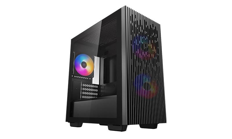 Deepcool MATREXX 40 3FS táp nélküli ablakos Micro-ATX ház fekete (DP-MATX-MATREXX40-3FS)
